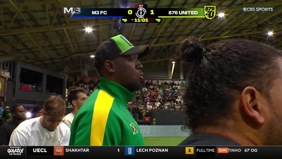 First goal of the season for 876 United and Usain St. Leo Bolt is loving every second 🇯🇲⚽ Baller League USA has arrived — watch it LIVE right now on CBS Sports Golazo Network or here: