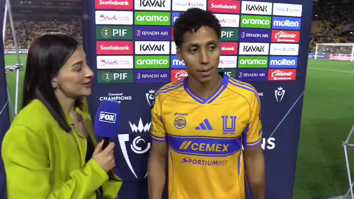 "Confié mucho en mí y en el 'Profe hoy" 🇲🇽Ozziel Herrera habló con la 'Gallita' 🎙️ 🐅Fernanda Cortez tras ser figura en la remontada de Club Tigres 🐯 en Concacaf Champions Cup.