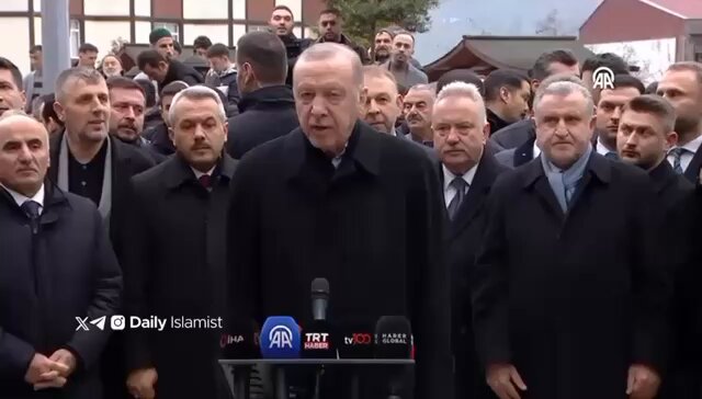 🗣️ CB Erdoğan: “Bu siyonist İsrail binlerce insanı katletti. Bunun bedelini ödeyeceğinden hiç şüphem yok”