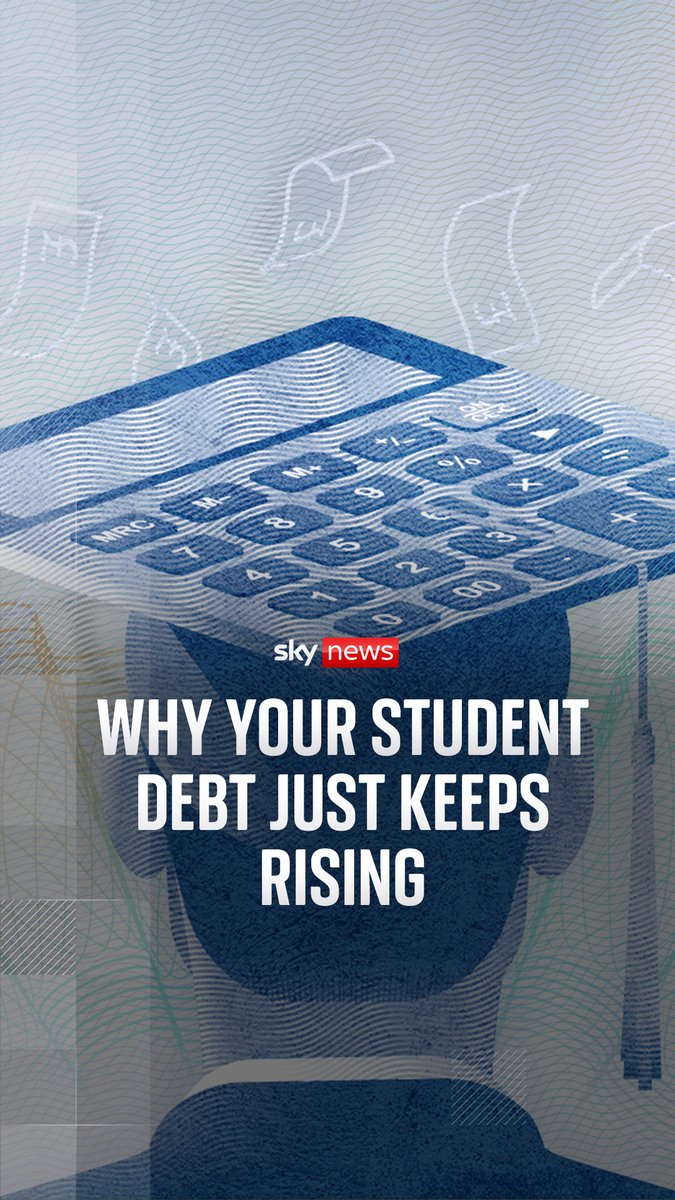 Business and economics correspondent Paul Kelso explains why graduates across the country are struggling to make a dent in their student loan debts ⬇️