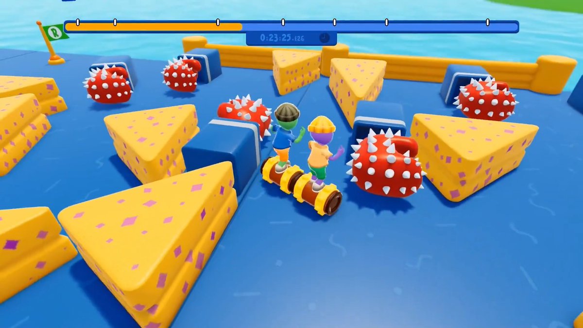 丸太に友情は支えられない 息がズレた瞬間、両方落ちる協力ゲーム『Roll Together』デモ版公開 落ちる時だけふたり一緒