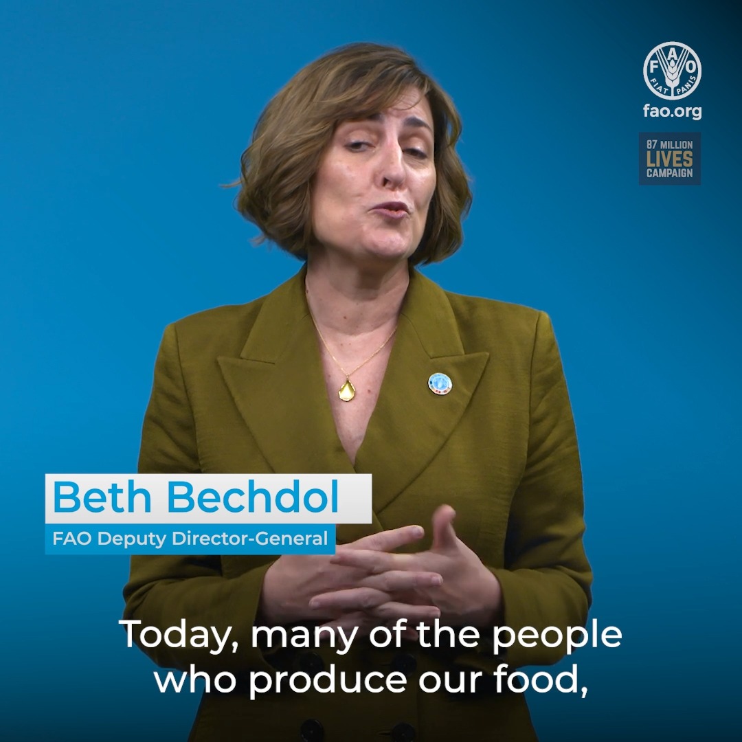 🚨Saving lives cannot wait. 295M in acute hunger. 87M lives on the brink. Timely, practical agricultural support works, &amp; helps farmers, herders &amp; fishers rebuild themselves. Food and Agriculture Organization backs UN Humanitarian's #87MillionLives campaing. Governments: step up NOW!