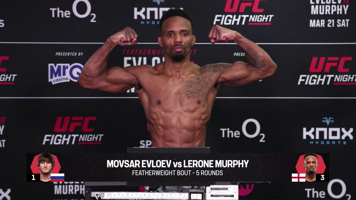 Lerone Murphy valide la pesée ! ✅ 65,8 kg ⚖️