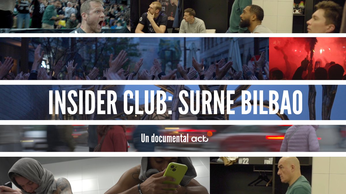ᴀᴄʙ ᴘʀᴇsᴇɴᴛᴀ... | 𝙸𝙽𝚂𝙸𝙳𝙴𝚁 𝙲𝙻𝚄𝙱: Surne Bilbao | El día a día de un equipo acb. El día a día de Surne Bilbao 😎 sin filtros. 🗓️ El preestreno será el próximo lunes 23 en la sala BBK de Bilbao, y, el estreno oficial, muy pronto en nuestros canales.