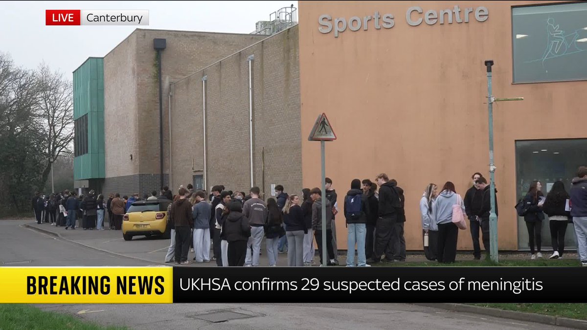 BREAKING: The number of meningitis cases has risen again, new figures released by the UK Health Security Agency show. Sky's Mollie Malone has the details ⬇️ 📺 Sky 501, Virgin 602, Freeview 233 and YouTube