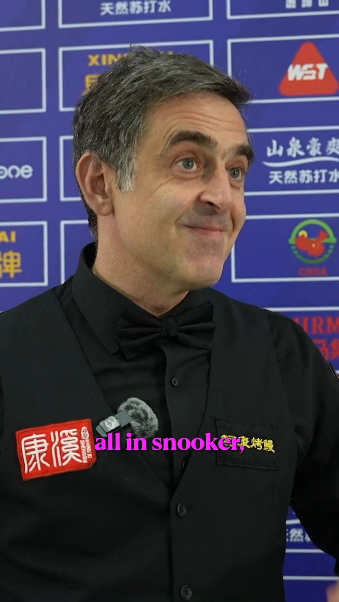 "I've been the first of many things, I thought I might as well get that one as well!" 😅 Ronnie O'Sullivan reacts after producing a historic 153 break 🔥