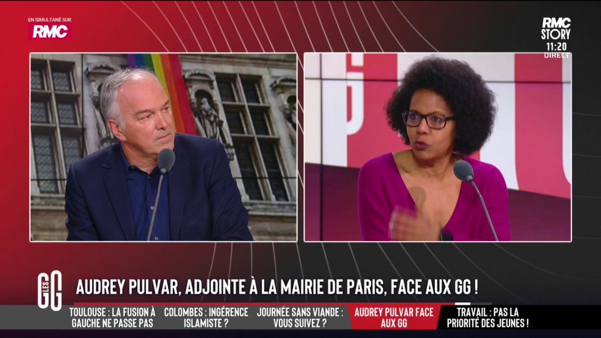 🔴 La taxe foncière va-t-elle augmenter à Paris en cas d’élection d’Emmanuel Grégoire? 🗣️ La réponse d’Audrey Pulvar: "Ce n’est pas prévu. La taxe foncière à Paris est l’une des plus basses de France. Nous avons des outils de financement." #GGRMC