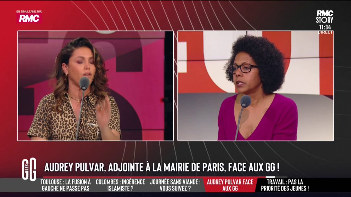 🔴 Agressions dans le périscolaire : débat animé entre Audrey Pulvar et Laura Warton-Martinez 🗣️ Audrey PULVAR: "Je voudrais qu'on arrête d'utiliser les enfants comme des punching-balls" 🗣️ Laura Warton Martinez: "Sur ce sujet, je ne fais pas confiance à monsieur Grégoire!" #GGRMC