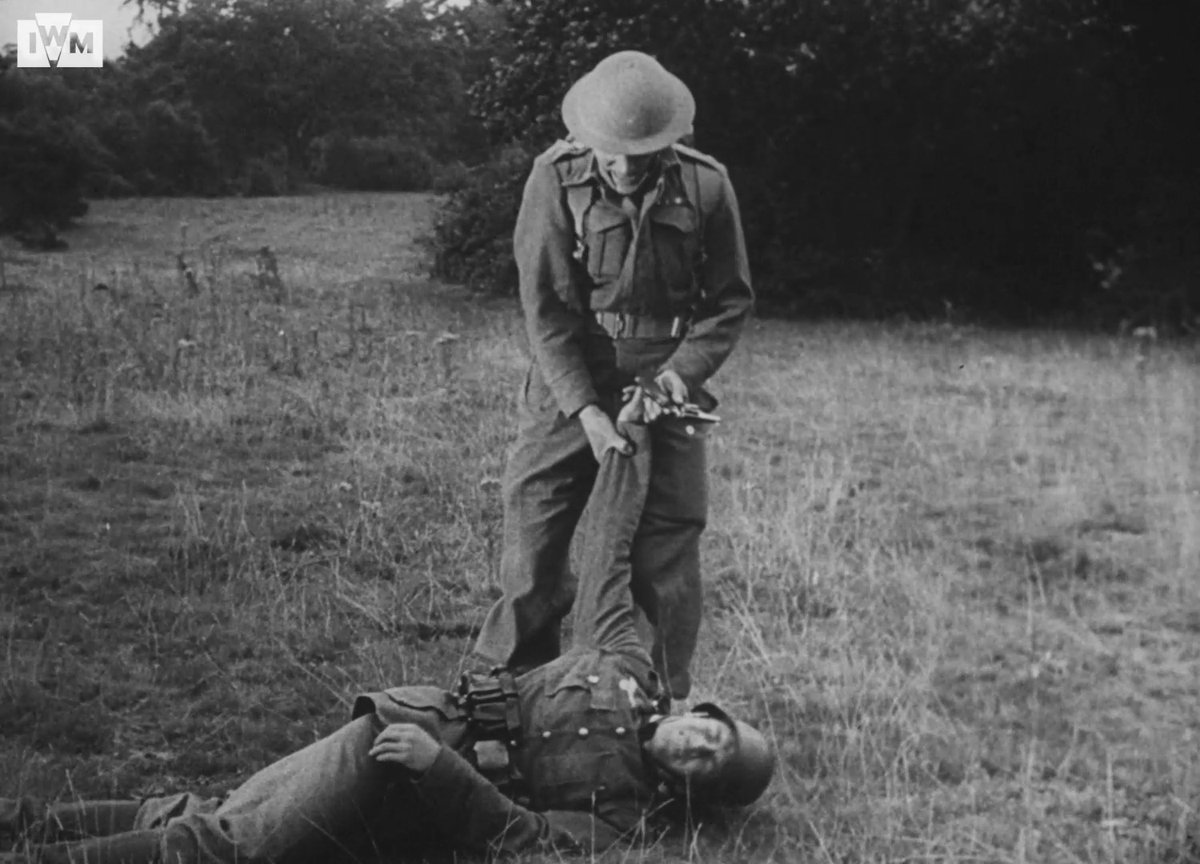 This clip from a 1941 instructional film explains how a British soldier might disarm their German captor. The training film, which you can find in full on our website, explains all the possible methods of unarmed combat. Find it here: Film: IWM DRA 202