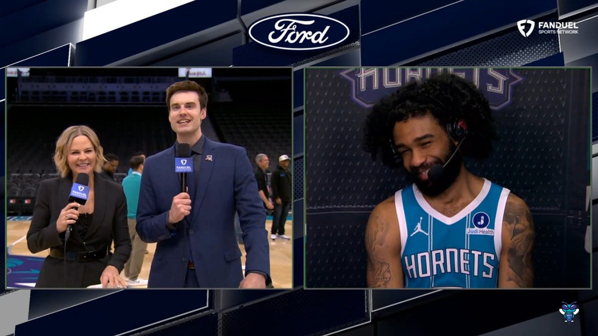 🎙️ Coby White on embracing the bench role after being a starter in Chicago: "It's an adjustment, but I just want to win. I'm excited, I'm blessed to be here, whatever role that is." "I've been in every role since I've been in the NBA. I've been a starter, sixth man, ninth man, whatever you want to call it. No. 1 option, 15th option, it don't matter. I just love to play basketball. If I get the opportunity to play and win at a high level, I'm all for it." 🎙️ On what he likes most about the Hornets: "The energy. They continue to push me to be myself." "One thing I've been loving too is that in Chicago the last couple of years, I've been off the ball predominantly. Now I've been on the ball a lot more, with the ball in my hands and being able to play (PG) more. That's been dope for me, just getting back to that because that's the position I grew up playing."