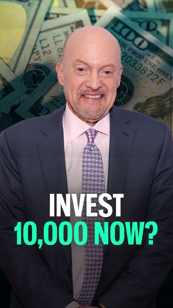 If you had $10K today, what would you buy? @JimCramer goes rapid-fire on the Mag Seven dip, the sleeper growth pick, and one defensive stock he’d hold 12 months.💰 #jimcramer #investing #mag7