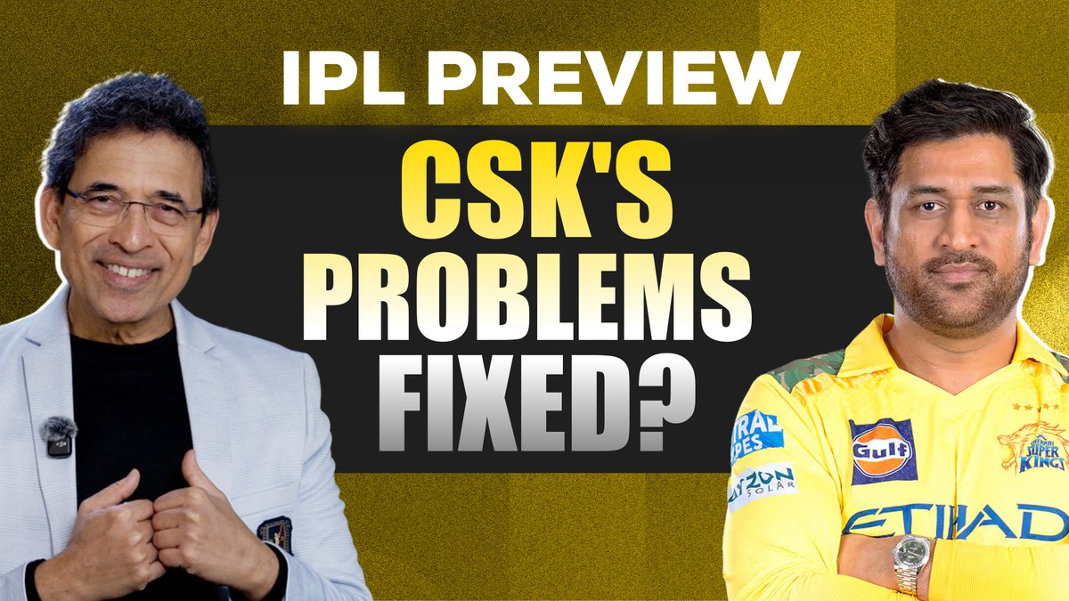 Have CSK fixed their problems for IPL 2026❓ Should MS Dhoni start in the playing XI 🤯 Watch Harsha Bhogle's preview👇 #IPL2026 #CSK