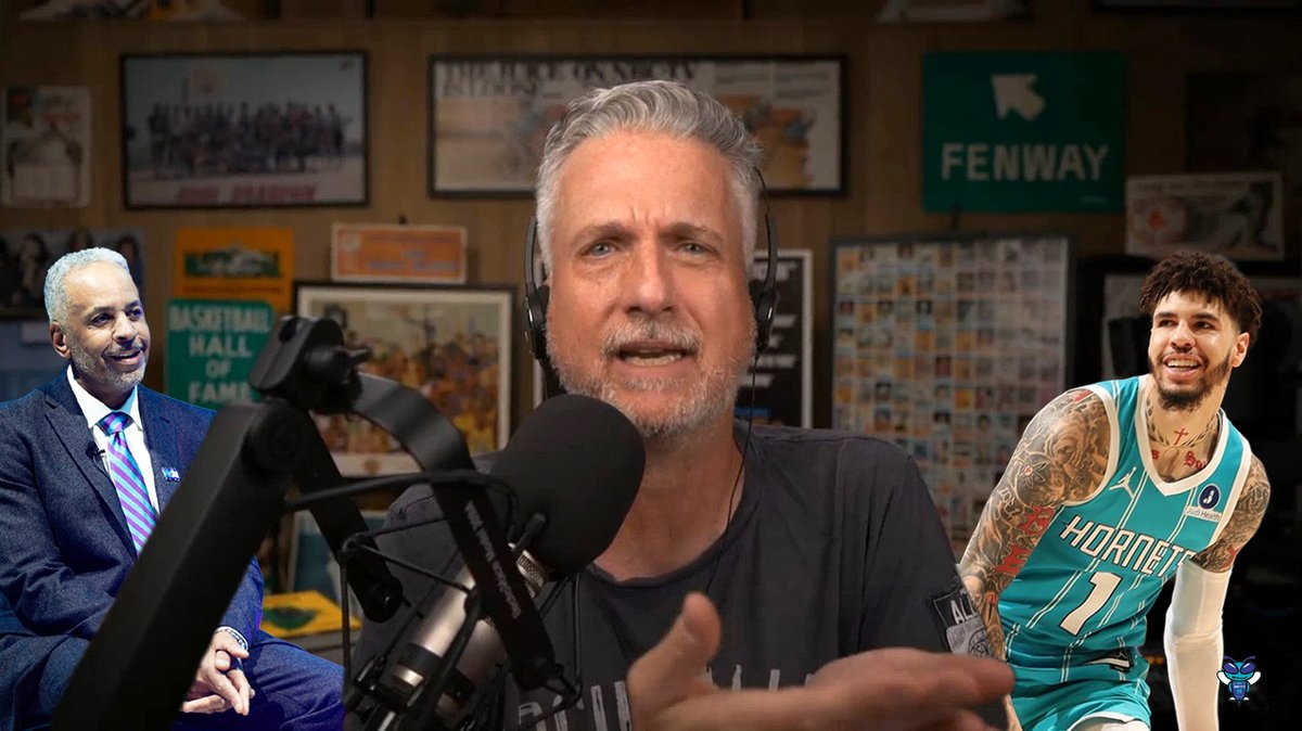 🎙️ Bill Simmons: "Charlotte had Dell Curry Night, and it was really cool. Steph and Seth were there, the family was there... the Currys are royalty in Charlotte." "That franchise has had a complete facelift over the last couple of years. They drafted well, they changed owners, they got rid of Michael Jordan, and they hired a really good coach. They have an identity. They even have LaMelo Ball really engaged; he was great tonight." Full episode: