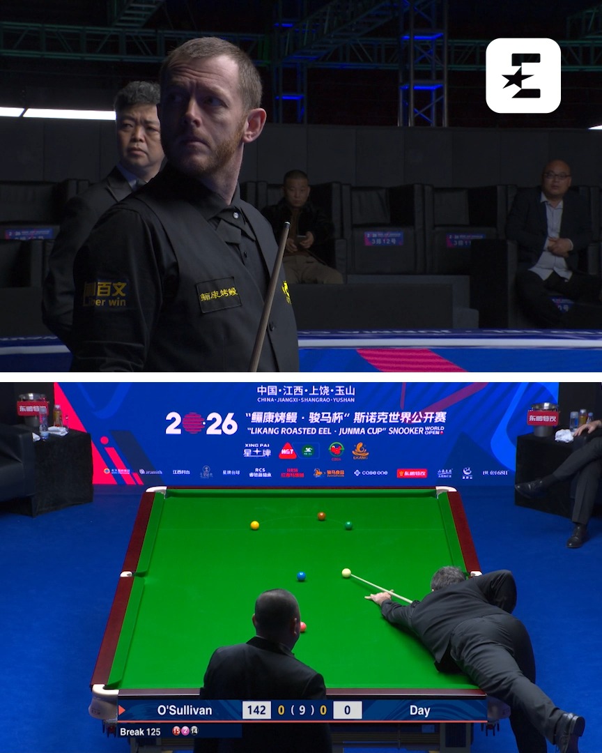 🚀 Ronnie O’Sullivan faz um break de 153 pontos, um recorde no snooker profissional 🎱🔥 Até Mark Allen e Wu Yize interromperam o seu encontro para assistir ao momento! 👀👏