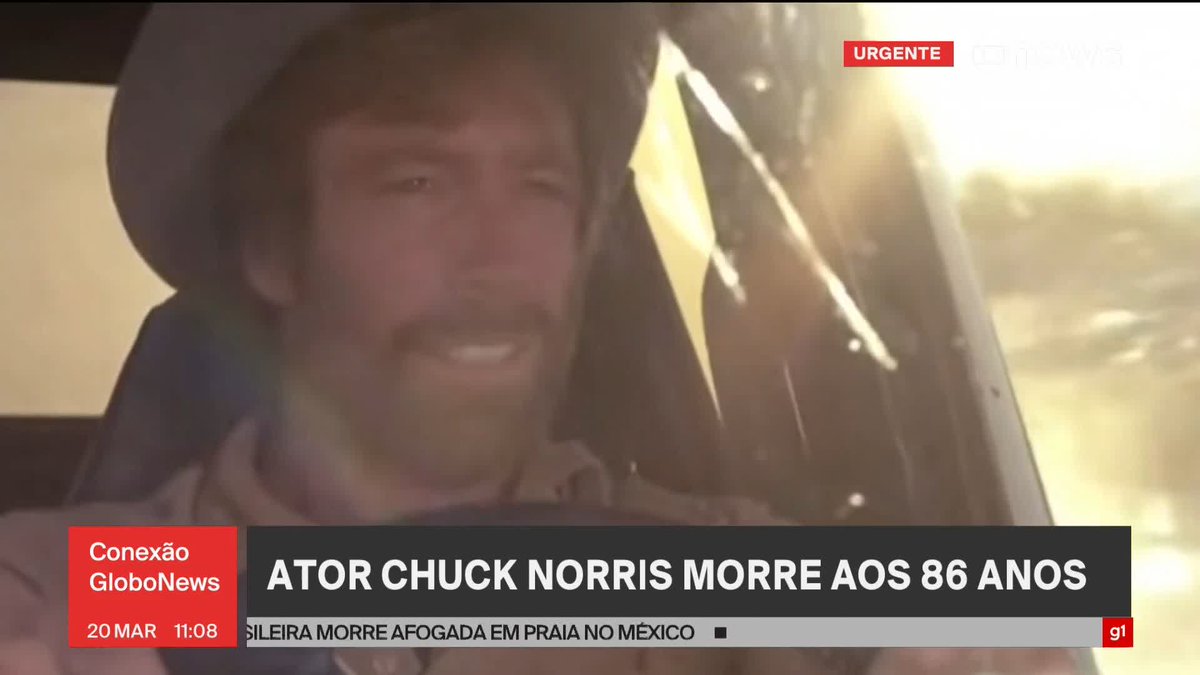 O ator Chuck Norris morreu, aos 86 anos, nesta sexta-feira (20), segundo a TMZ. Ele havia sido levado a um hospital após uma emergência médica registrada nesta semana na ilha de Kauai, no Havaí. #ConexãoGloboNews ➡ Assista à #GloboNews: