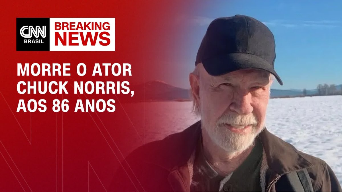 Morre o ator Chuck Norris, aos 86 anos; assista #LiveCNNBrasil