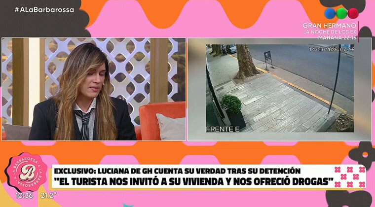 Luciana Martinez habló sobre el escándalo del fin de semana: el abuso que sufrió, la desmentida del robo y cómo llegó a estar detenida. #ALaBarbarossa