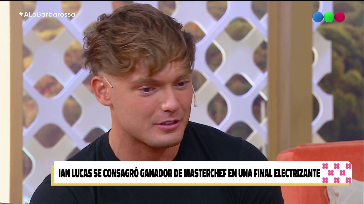 Ian Lucas cuenta que el premio que ganó en #MasterchefCelebrity será destinado a causas benéficas ❤️ Mirá #ALaBarbarossa ahora en