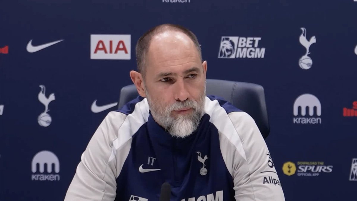 Igor Tudor reacts to news that all Spurs supporter groups are set to get together to cheer the team coach going into the stadium ahead of the Nottingham Forest. [Sky Sports News]