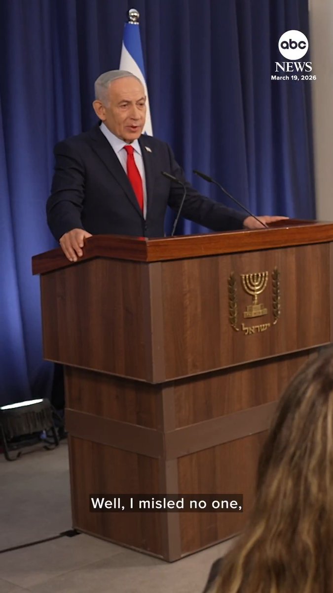 "I misled no one, and I didn't have to convince President Trump about the need to prevent Iran from developing its nuclear program." ABC News's Tom Soufi Burridge asked Israeli Prime Minister Netanyahu whether he misled the U.S. into starting the war with Iran.