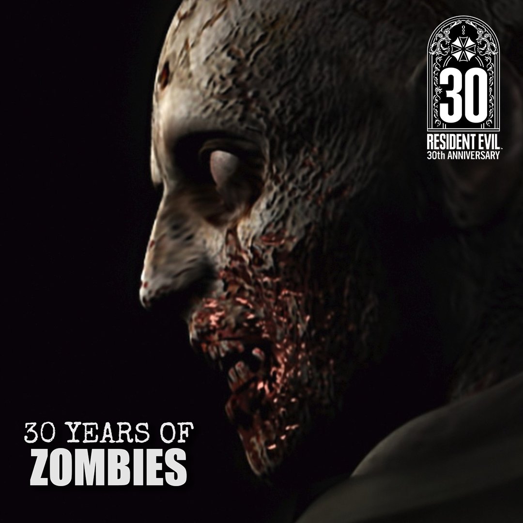 4 / / Itchy. Tasty. To celebrate the fast approaching 30th anniversary of Resident Evil, we're looking back on 30 years of zombies and how this classic creature has evolved. #RE30th