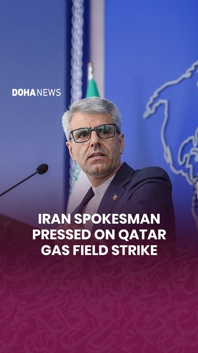 #Iran’s foreign ministry spokesperson Esmail Baqaei was pressed on why Iran attacked Qatar’s gas field, which is not an American military installation, contradicting the Iranian claim it only targets U.S. interests in the Gulf. Baqaei claimed the attack on Ras Laffan Industrial City was a "retaliatory act in self-defence on infrastructure shared by the United States," after Israel and U.S. attacked South Pars Gas field. QatarEnergy said damages caused by Iranian missile attacks on Ras Laffan Industrial City could cost up to $20 billion annually in lost revenue, with repairs expected to take three to five years. Qatar’s Energy Minister and QatarEnergy CEO Saad Sherida Al-Kaabi warned that the damage to LNG facilities will disrupt supplies to key markets including China, South Korea, Italy and Belgium, forcing the company to declare force majeure on some long-term contracts for up to five years.