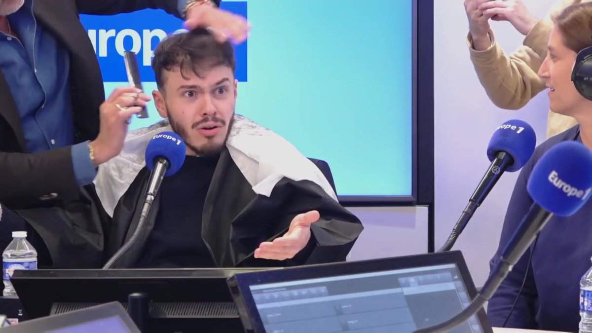 Le coiffeur demandé par Pascal Praud est arrivé ! 🤣 "Vous me coupez tout monsieur, vous me coupez tout!" s'inquiète Olivier Guenec, dans #PascalPraudEtVous #Europe1