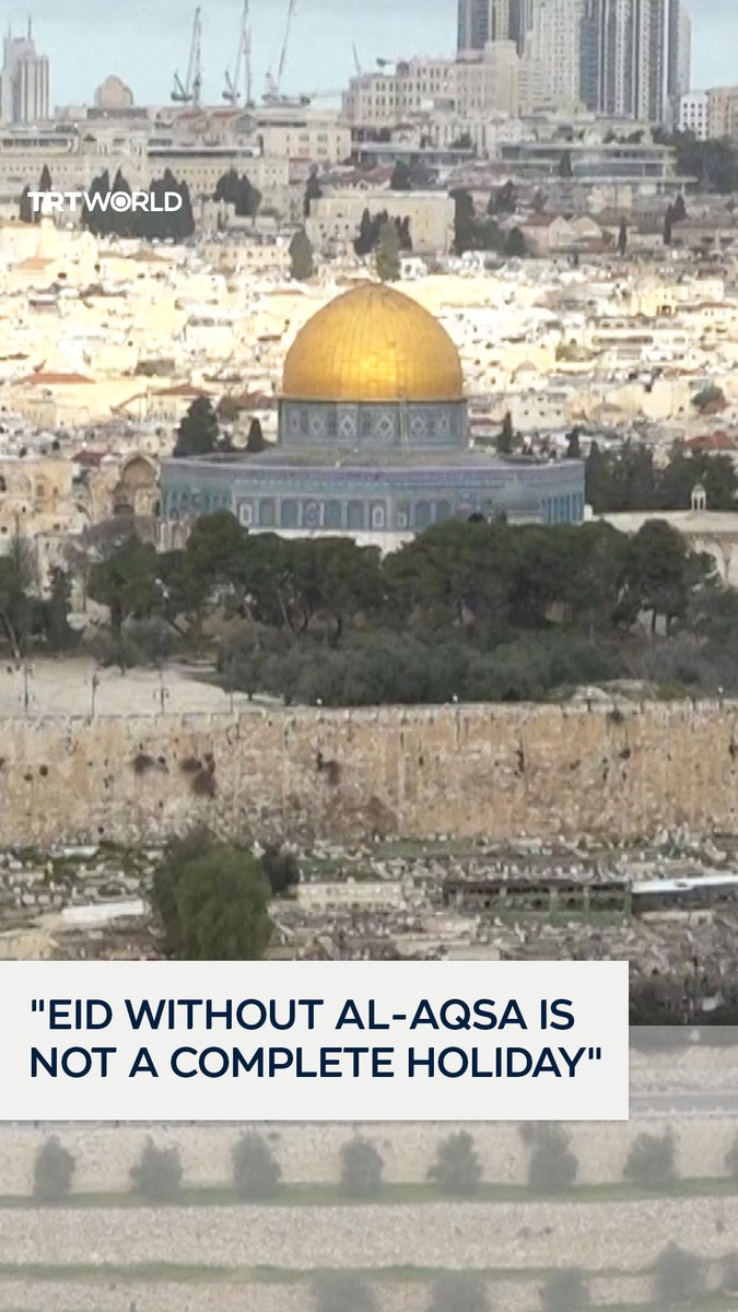 Palestinian Muslims prayed in the streets outside of the Al-Aqsa complex on March 20 to mark the first day of Eid al Fitr as access to the mosque and its compound, referred to by Jews as the Temple Mount, remains restricted amid the US–Israeli war on Iran