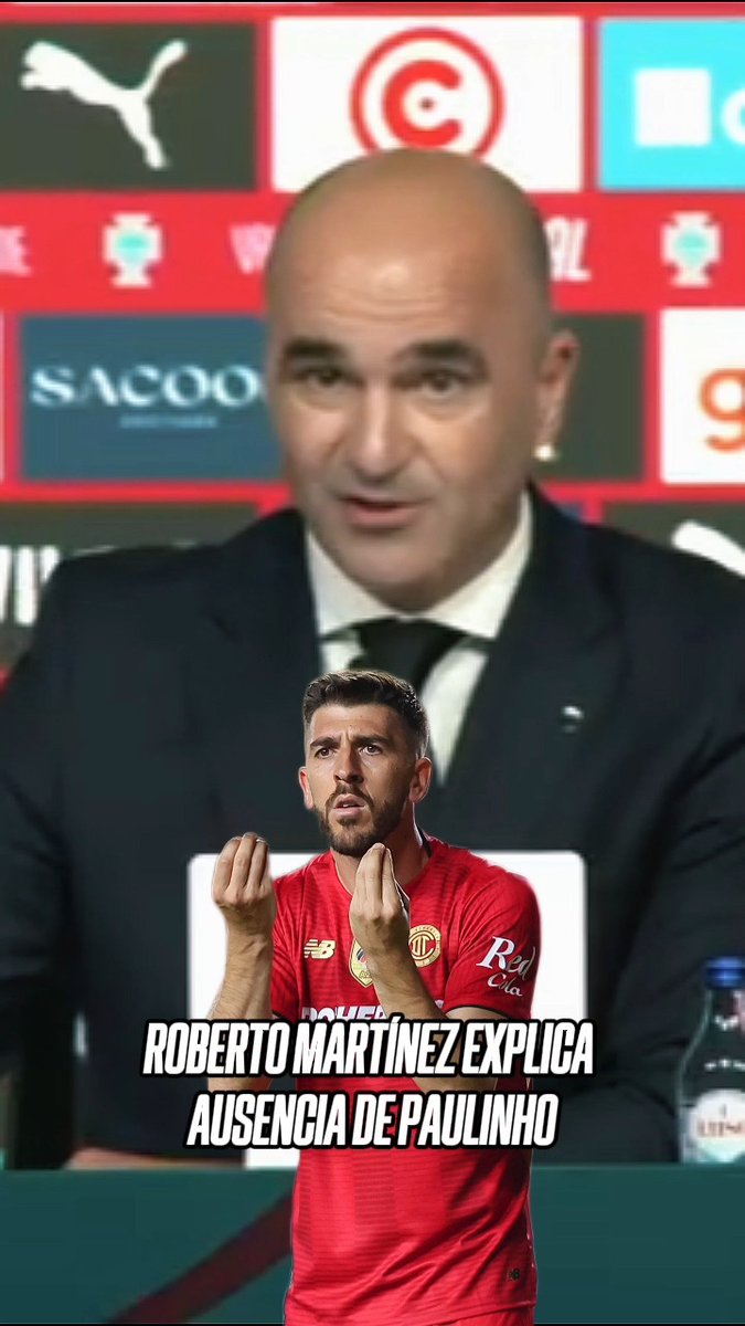 "Está haciendo goles en México, pero no es un perfil que necesitamos" 🗣️ Las palabras de Roberto Martínez sobre la no convocatoria de Paulinho con Portugal 🇵🇹