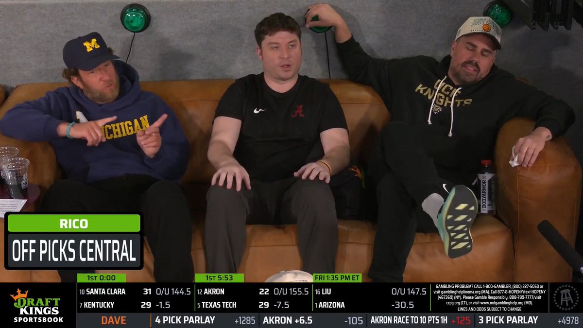 The Big 3 on the bang couch