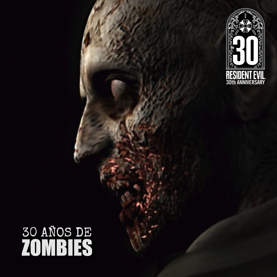 Para celebrar que se acerca el 30.º aniversario de Resident Evil, echamos la vista atrás a estos 30 años de zombies y a cómo ha evolucionado esta icónica criatura. #RE30th
