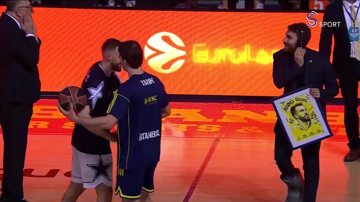 🟡🔵 Fenerbahçe Beko’dan Ataşehir'de Marko Guduric'e sıcak karşılama! 🤩