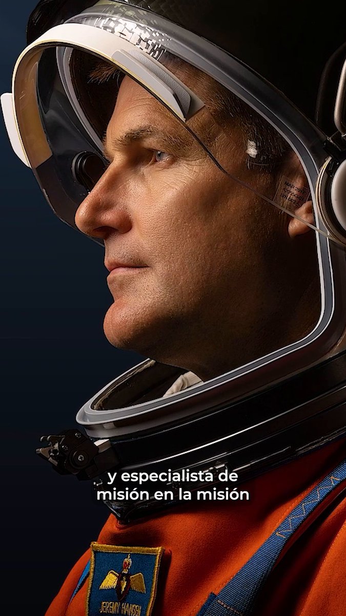 La próxima gran misión comienza con un equipo excepcional. ✨ Con ustedes, el coronel Jeremy Hansen, astronauta de la Agencia Espacial Canadiense (Canadian Space Agency) y especialista de la misión NASA Artemis II. Conoce a la tripulación: