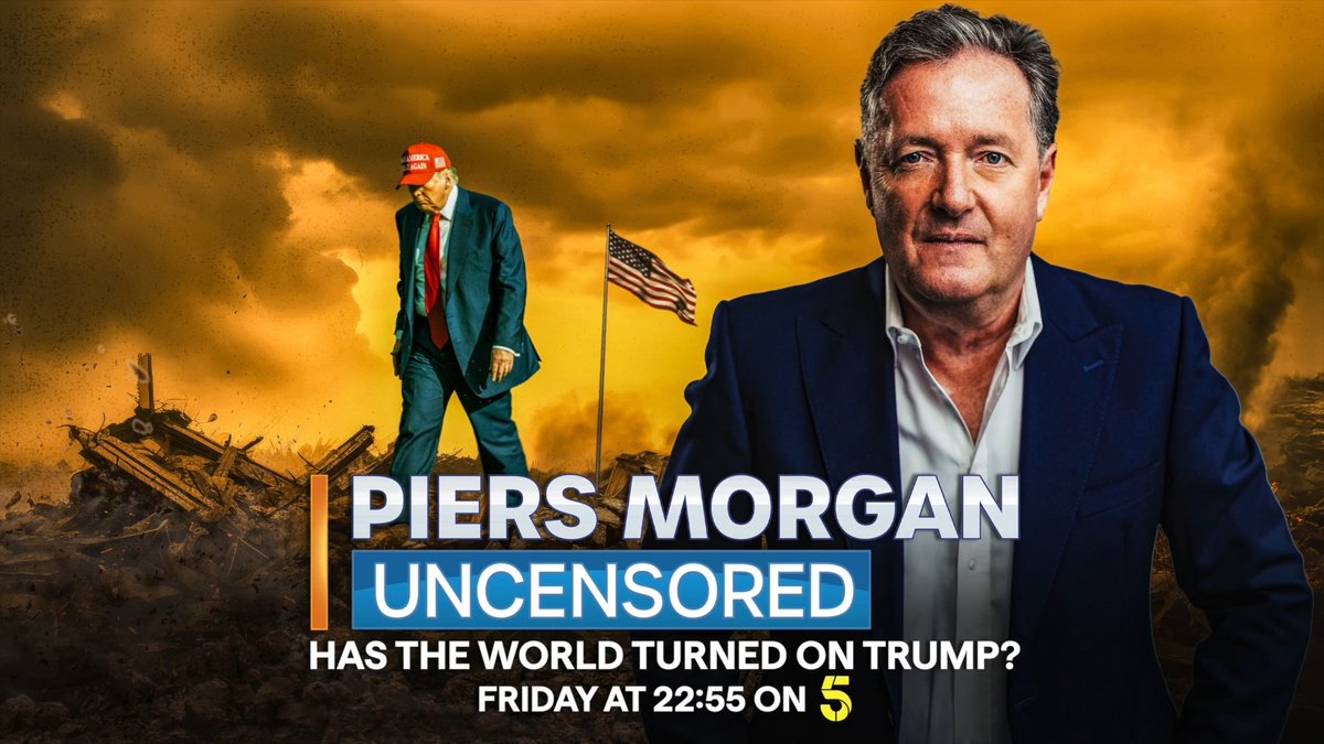 Has the world turned on President Donald Trump? Tune into Piers Morgan Uncensored on Channel 5 at 10.55pm 👇 📺 Piers Morgan | Channel 5