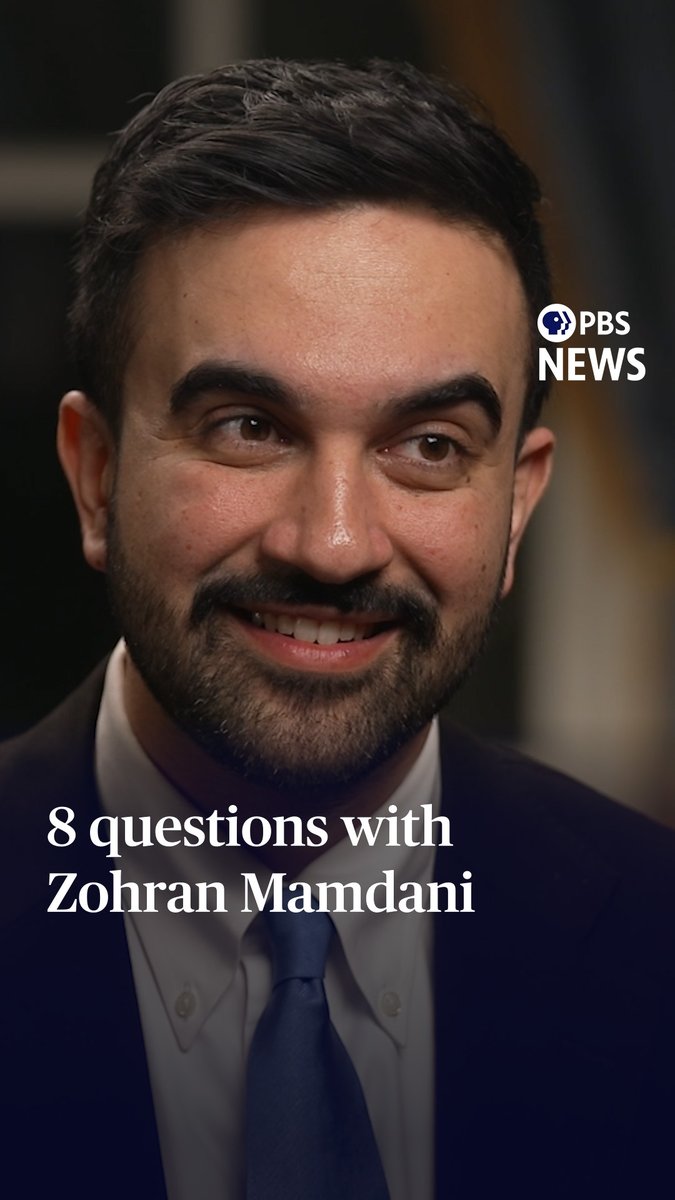 If you’re visiting New York City for the first time, where should you go? Mayor Zohran Mamdani has a suggestion for first-time visitors to the nation’s most populous city. Hear that, plus what he's watching right now and where to find the best pizza slice in the city, during this lightning round of questions with @IAmAmnaNawaz. Watch more from the interview on Friday's PBS News Hour.
