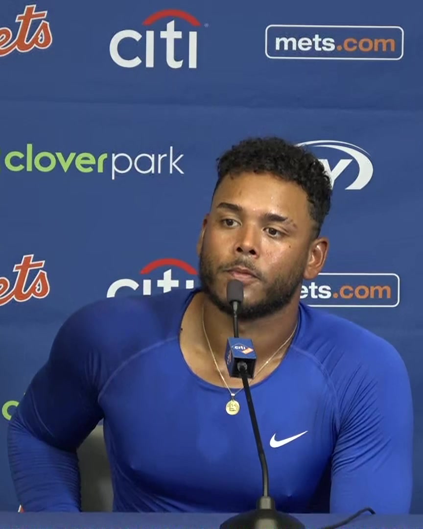 "If we all stay together, how we've been since the first day, everything is going to be easier for us - we're going to play with freedom, competing" Freddy Peralta on how he feels about the Mets with the season less than a week away: