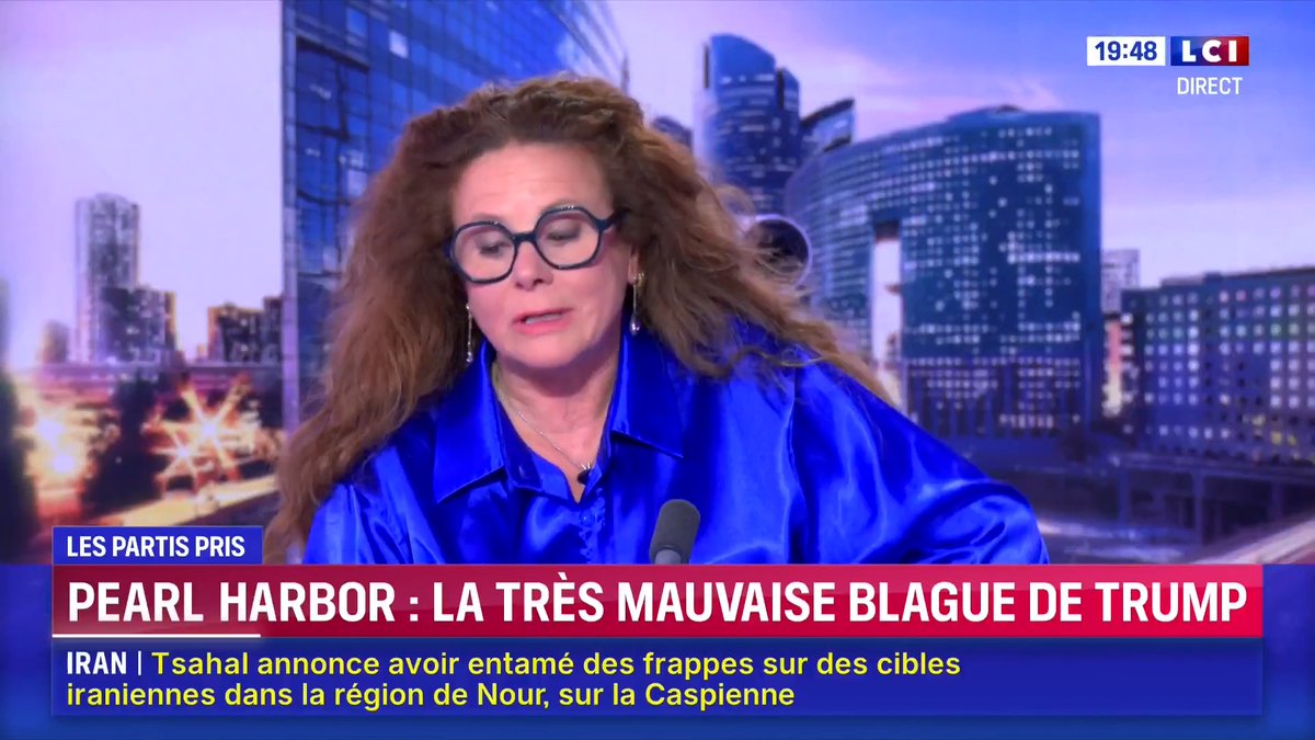 📢 : « Pearl Harbor : la très mauvaise blague de Trump », le parti pris #international d’Isabelle Laserre LASSERRE ISABELLE : “On savait que Donald Trump était le roi du deal, c’est aussi le roi du mauvais goût.” #24hPujadas #LCI #Trump #Japon ⤵️