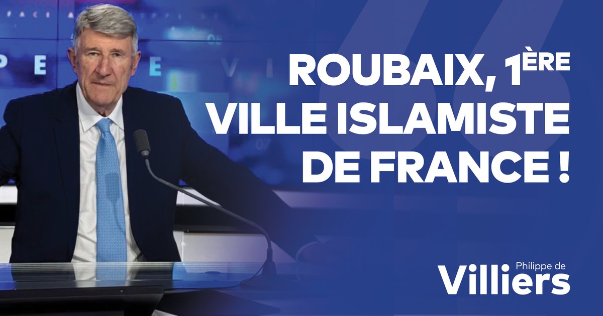 🎙️ Roubaix est le miroir kaléidoscopique et prémonitoire de la France de 2050 : une ville aux mains d'un futur maire "gardien de la révolution" mélenchoniste. Le basculement est déjà là : c’est la première ville islamiste de France. 🔗 Émission complète : #FaceAPhilippeDeVilliers #FADV #CNews #Municipales2026