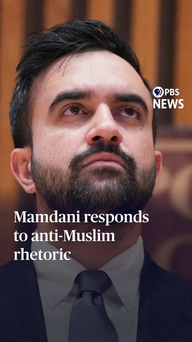 EXCLUSIVE: While rhetoric disparaging Islam is not new, “there's an unabashed nature to it,” right now, New York City Mayor Zohran Mamdani said in an interview airing Friday. “It is being echoed from the highest offices in this country,” he tells amna. “They do so without any sense of shame.” Watch more from the interview on Friday's PBS News Hour.
