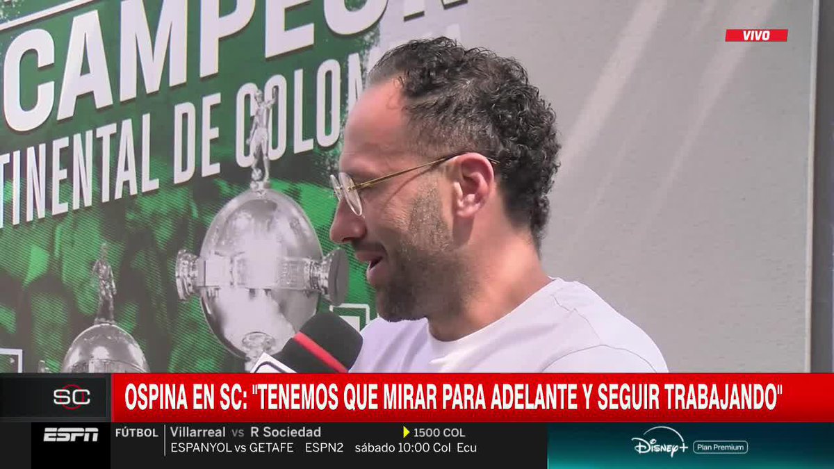 "VENÍA CON UN TEMA VIRAL DESDE BARRANQUILLA" #SportsCenter David Ospina aclaró los motivos de su ausencia en la derrota del líder Nacional frente a Millonarios en el FPC. ▶️ Mira #SportsCenter en el Plan Premium de #DisneyPlus