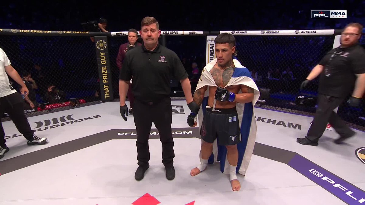 Luciano Pereira defeats Kevin Cordero by KNOCKOUT! #PFLMadrid | 📺LIVE NOW on the ESPN app | 📍Palacio Vistalegre