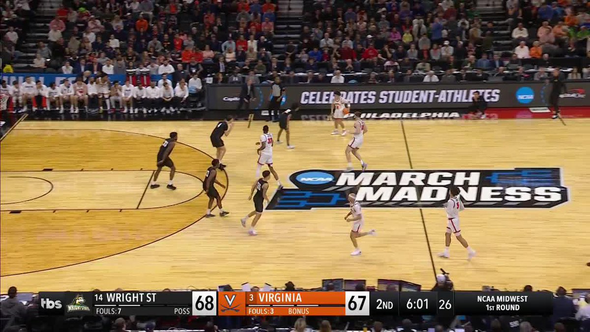 7-0 run for Wright State 🔥 #MarchMadness Wright State Men’s Basketball
