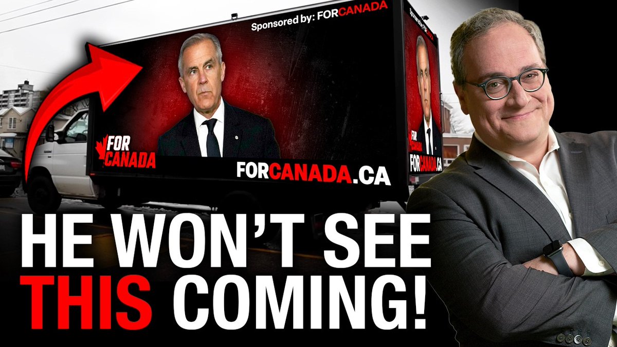 🚨 BY-ELECTION BATTLE PLAN: Join my third party campaign group to fight Mark Carney! I want to warn voters in these by-elections about what would happen if Carney is able to sneak his way to a majority. It’s official: Mark Carney has called three by-elections for April 13th — two in Toronto and one near Montreal. He hopes to get a majority government, so he can ram through whatever he wants. By the way, that includes new censorship laws. As you know, Carney has been bribing Conservative and NDP Members of Parliament to cross the floor to become Liberals, so he’s almost there. I want to warn voters in these by-elections about what would happen if Carney is able to sneak his way to a majority. But I’ve been told by Elections Canada: if we broadcast that message to the voters in these ridings we could be charged with illegal campaigning. They won’t stop the Chinese Communist Party from interfering, but they’ve threatened to charge us. They did it to me before — a few years ago I wrote a book called The Libranos, where I exposed Trudeau’s corruption. There were 24 books about Trudeau in that election, but mine was the only one investigated by the government. They literally fined me thousands of dollars. I don’t want that to happen again. So here’s my plan: we’ll make lemons into lemonade. And we will register, what they call a “third party campaign group”. Not a political party, but the term “third party” is what Elections Canada calls an independent group that’s allowed to raise and spend money in these byelections. And do things like roll out our big beautiful billboard truck. We tried this in the last federal election and it worked great! So we registered today for the by-elections. The name of the third party group is ForCanada. You can see the website at I chipped in the first $250. We’re going to campaign in the two English-speaking ridings, Scarborough Southwest, where Bill Blair is leaving, and University-Rosedale, where Chrystia Freeland is leaving. Now look, these are safe Liberal seats, so it’s going to be an uphill battle. But we’ve got to try. And you never know — in the last election, Rebel News campaigned with our truck against two awful Liberal MPs — Ya’ara Saks in North York and Majid Jowhari in Richmond Hill, and they both lost! So it’s possible. By registering my third party group with Elections Canada, I can raise and spend over $5,000 in each riding. That’s enough to send in the truck and do some hard-hitting video ads. And the amazing thing about a third party campaign, I’ve discovered, is that unlike political parties, there is no limit on how much people can donate to it. In fact, if you’ve already maxed out your gift to a political party, you can still contribute to a third party campaign, like ours at I have no interest in simply repeating Pierre Poilievre’s messages: I plan to use our third party group to go further and harder than anything the Conservatives would do, including talking about things like mass immigration, which is out of control, and about Mark Carney’s bizarre support for Iran and Palestine. And calling out the Liberal gun grab, and transgender madness, a topic the Conservatives won’t touch. Let’s join the battle! And if we happen to raise more than we need, we’re allowed to use it after the by-election, to spend it then — and I promise you we will. I’ve made the first donation. Ezra Levant 🍁🚛