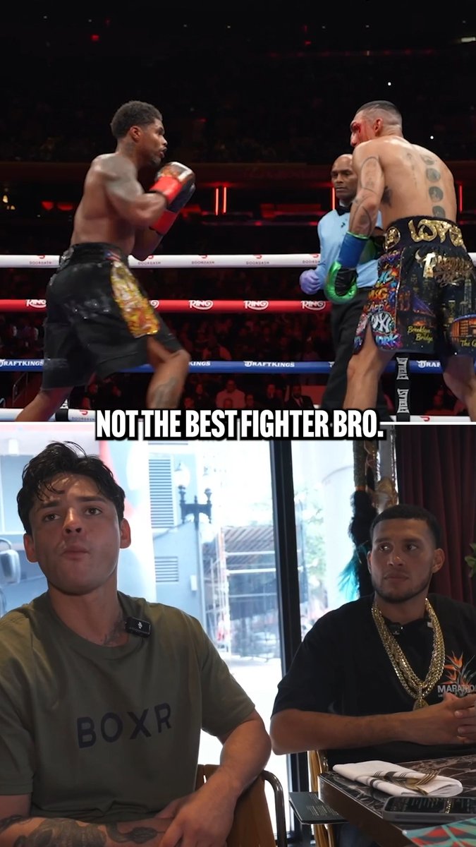 🗣️ “You’re not the best fighter bro.” Ryan Garcia talks to David Benavidez and takes aim at Shakur Stevenson over a potential matchup 😬