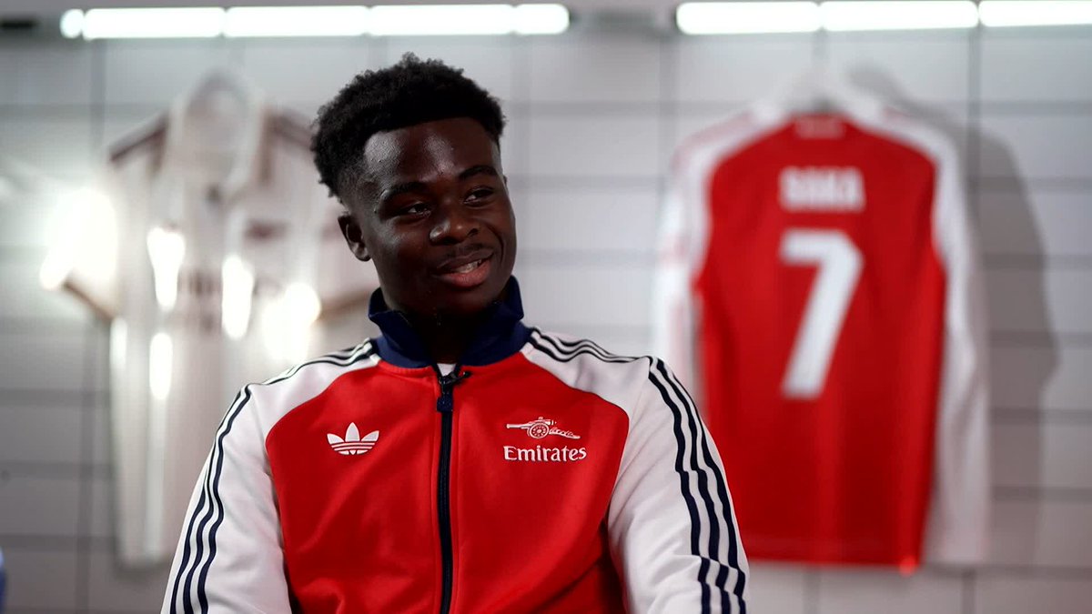 "We're staying humble, staying grounded, we're letting people speak" 🗣️ Bukayo Saka explains why he has the belief this season ✨