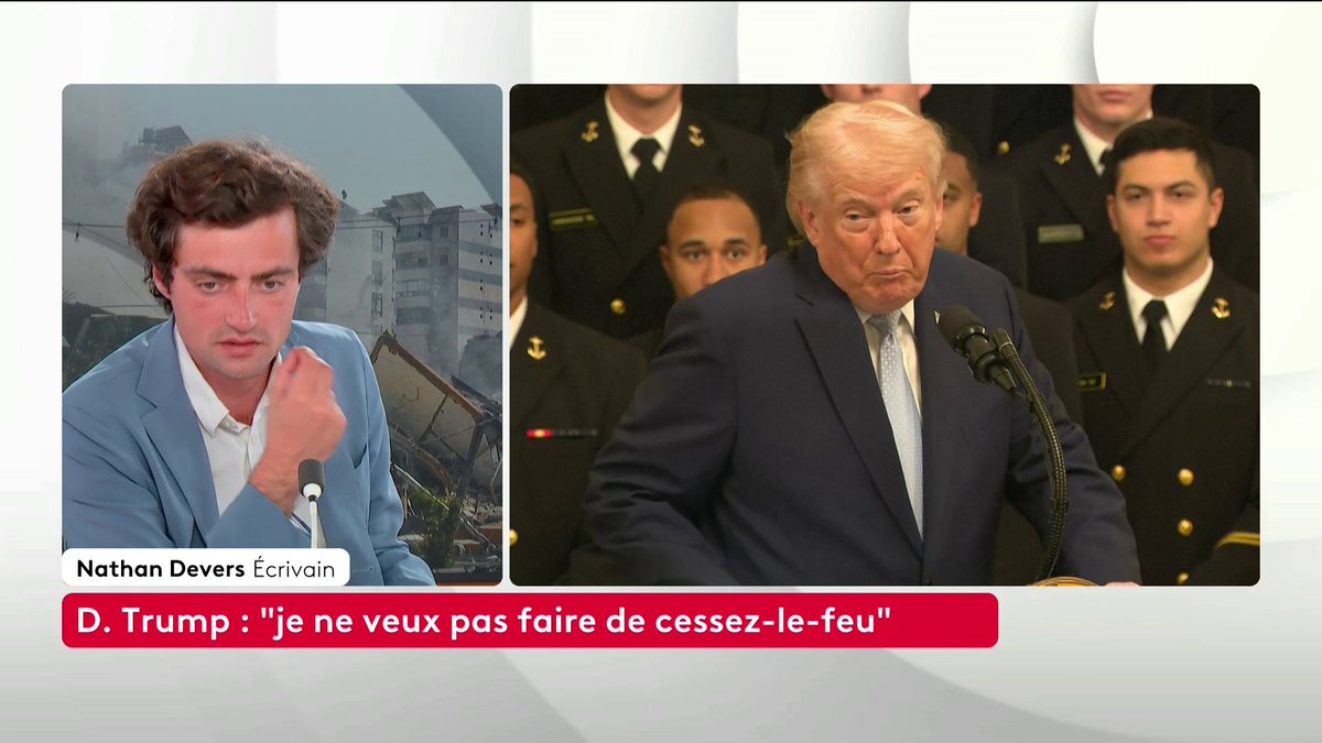 🔴 Iran : "Un régime capable de commettre un tel bain de sang contre sa propre population a perdu toute légitimité (...) Les bombes ne suffiront pas : seul un soulèvement du peuple iranien pourra faire tomber ce régime", affirme Nathan Devers. #LePourEtLeContre #canal16