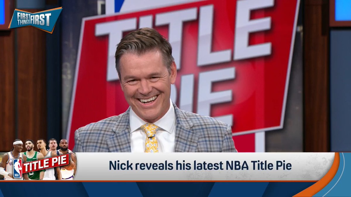 Wildes had everyone crying during his NBA Title Pie intro 🤣😭 nick wright | Wildes | Chris Broussard