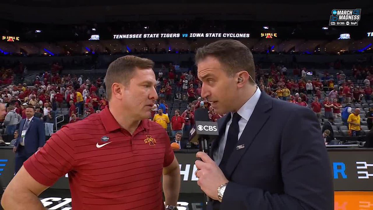 "I don't know what his status will be at this point... I know he's a fierce competitor. If there's any way he can be out there, we know he will." -- Iowa State Men’s Basketball's T. J. Otzelberger on the status of All-American Joshua Jefferson | 🎙️ Jon Rothstein
