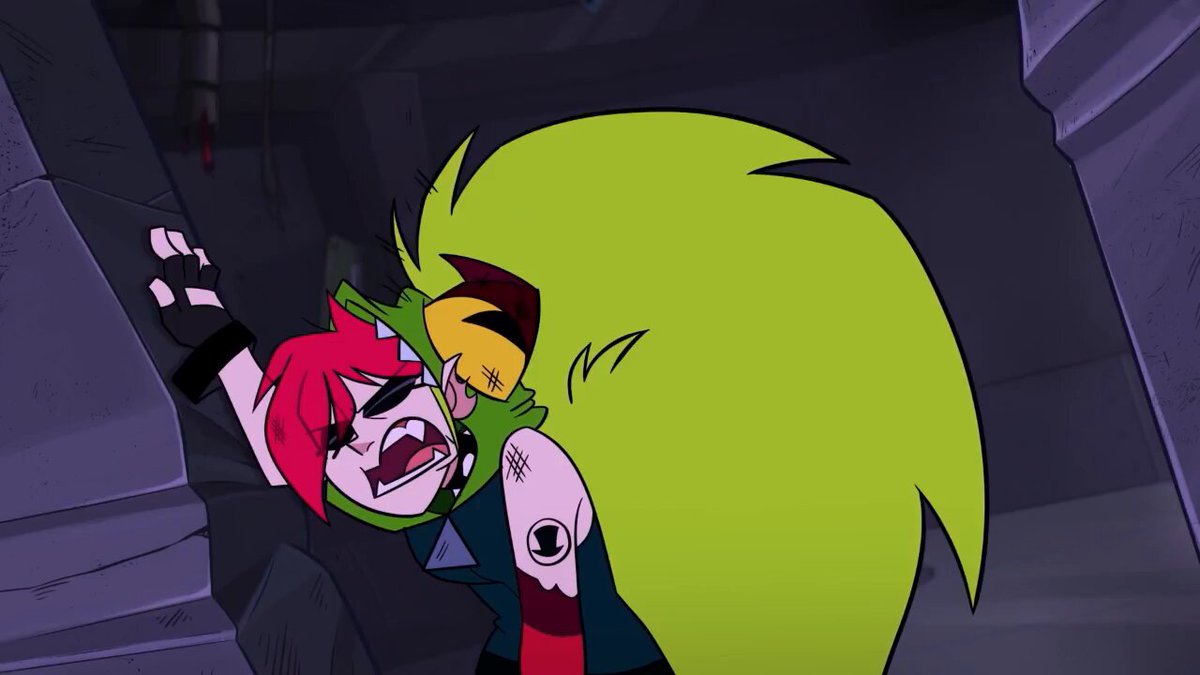 el detalle de como demencia le dolió que el doctor flug le diera tremendo putazo :