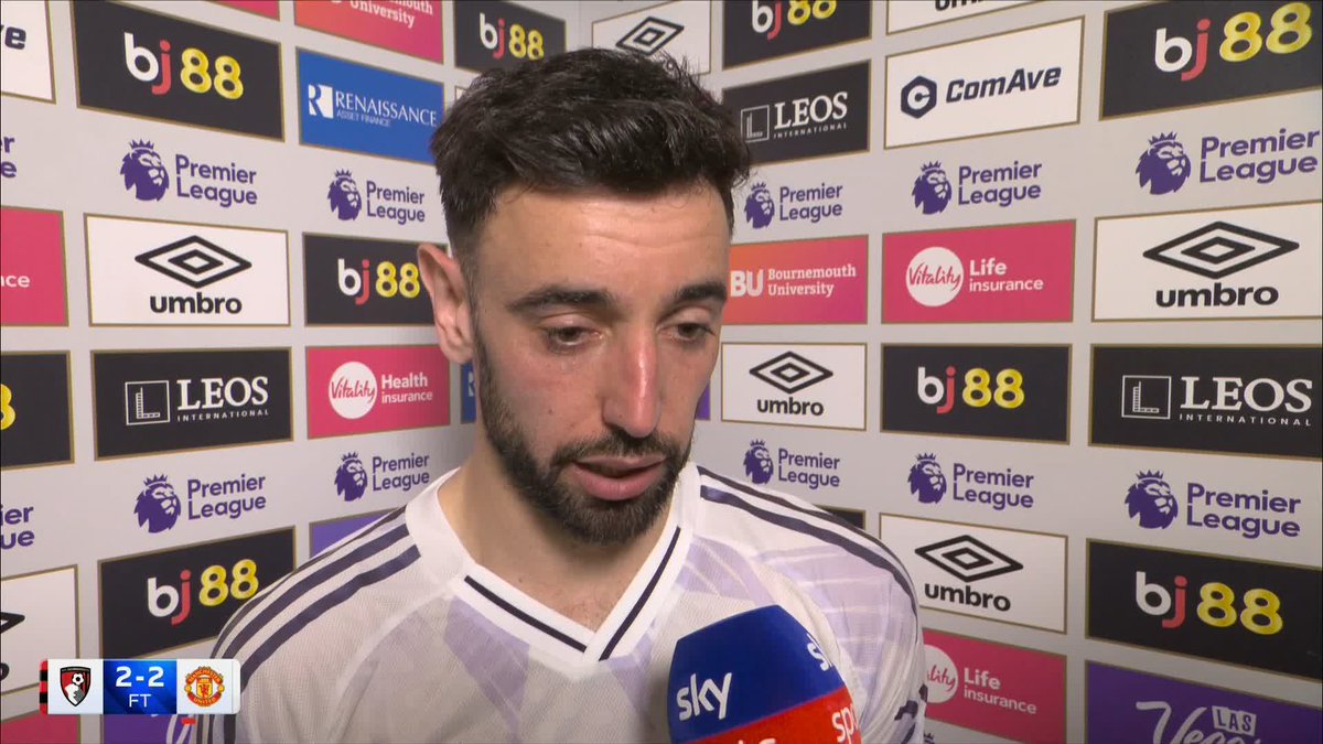 "It's frustrating for the smaller players, I do think it is a penalty." Bruno Fernandes gives his verdict Manchester United's penalty appeals 😬